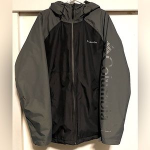 Columbia Snow Shifter Omni-Heat Omni-Tech Black, Hooded Insulated Jacket.